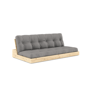 Karup Design Base Canapé Lit Avec Matelas 5 Couches Transparent/ Gris