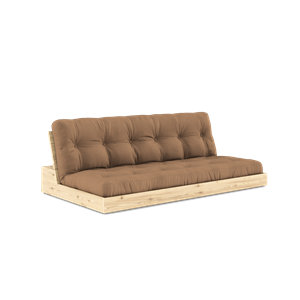 Karup Design Base Canapé-Lit Avec Matelas 5 Couches Transparent/Mocca