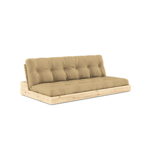 Karup Design Base Canapé Lit Avec Matelas 5 Couches Transparent/ Beige Blé