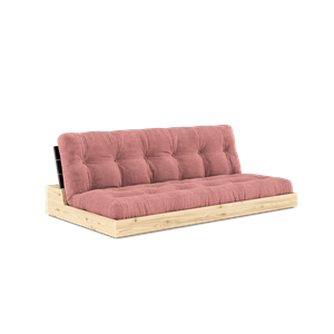 Karup Design Base Canapé Lit Avec Matelas 5 Couches Noir Nuit/ Rose Sorbet