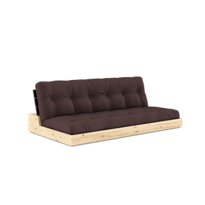 Karup Design Base Canapé Lit Avec Matelas 5 Couches Noir Nuit/ Brun