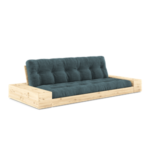 Karup Design Base Canapé-Lit Avec Boîte Latérale Et Matelas 5 Couches Transparent/ Bleu Pâle