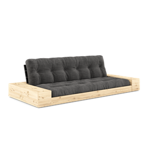 Karup Design Base Canapé-Lit Avec Boîte Latérale Et Matelas 5 Couches Noir Night/Kul