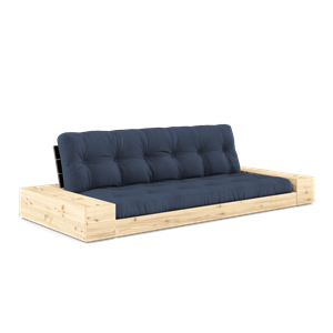 Karup Design Base Canapé-Lit Avec Boîte Latérale Et Matelas 5 Couches Noir Nuit/Marine