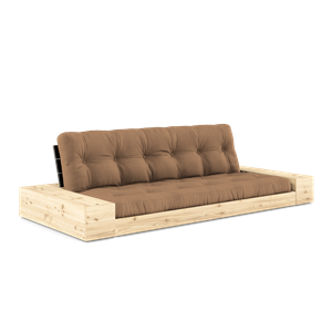 Karup Design Base Canapé-Lit Avec Boîte Latérale Et Matelas 5 Couches Noir Nuit/Mocca