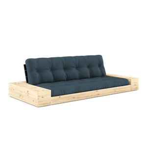 Karup Design Base Canapé-Lit Avec Boîte Latérale Et Matelas 5 Couches Noir Nuit/Pétrole