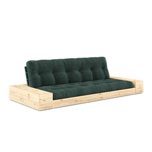 Karup Design Base Canapé-Lit Avec Boîte Latérale Et Matelas 5 Couches Vert Lush/Algue