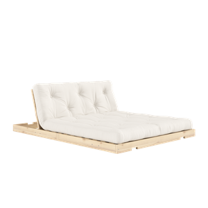 Canapé-lit Convertible Karup avec Matelas 140x200 Naturel/Brut