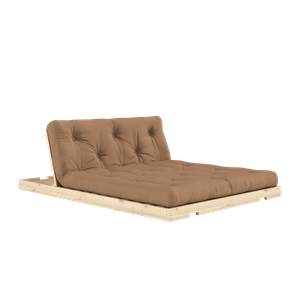 Canapé-lit Convertible Karup avec Matelas 140x200 Mocca/Brut