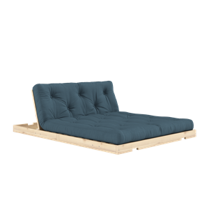 Canapé-lit Convertible Karup avec Matelas 140x200 Pétrole/Brut