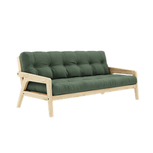 Karup Design Grab Sofa M. Matelas 5 Couches 756 Vert olive/Laqué Transparent