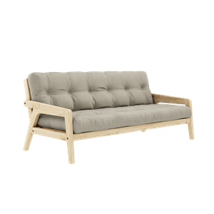 Karup Grab Canapé-lit en Pin Laqué Transparent/914 Lin