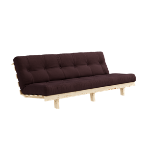 Karup Design Lean Sofa Canapé Avec Matelas Alpha 130x200 Brun/ Brut