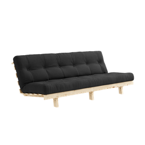 Karup Design Lean Sofa Canapé Avec Matelas Alpha 130x200 Gris Foncé/Brut