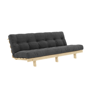 Karup Design Lean Sofa Canapé Avec Matelas Alpha 130x200 Charbon/Brut