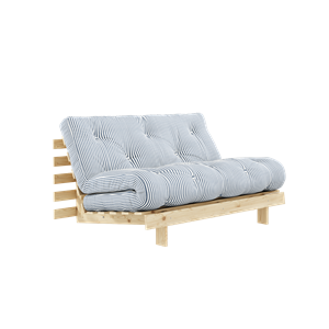 Karup Design Canapé Lit Roots Avec Matelas 140x200 Brut/Bleu Plage