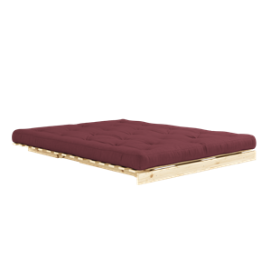 Karup Design Canapé Lit Roots Avec Matelas 160x200 710 Bordeaux/Pin