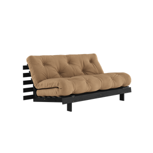 Karup Design Canapé Lit Roots Avec Matelas Roots 160x200 Moka/Laqué Noir