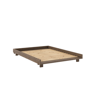 Cadre de lit Karup Design Social 140x200 Caroube Marron