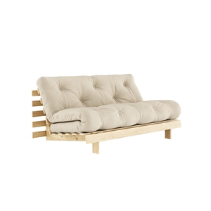Canapé-lit Karup Roots 160x200 Brut/747 Beige