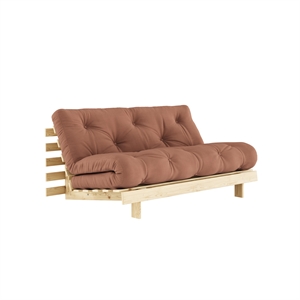 Canapé-lit Karup Roots 160x200 Brut/759 Brun Argile