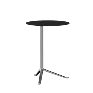 Table d'appoint Fritz Hansen Little Friend KS12, Noir/ Aluminium poli