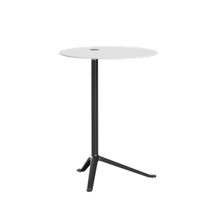 Table d'appoint Fritz Hansen Little Friend KS12, Blanc/ Aluminium thermolaqué
