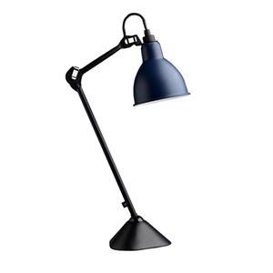 Lampe Gras N205 Lampe à Poser Noir Mat et Bleu Mat