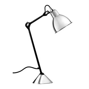 Lampe Gras N205 Lampe à Poser Noir Mat et Chrome