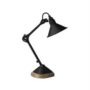 Lampe Gras N207 Lampe à Poser Noir Mat Corps et Couleur dAbat-jour Au Choix