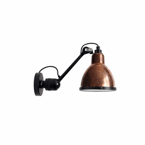 Lampe Gras N304 XL Lampe Dextérieur Noir Mat et Cuivre Brut