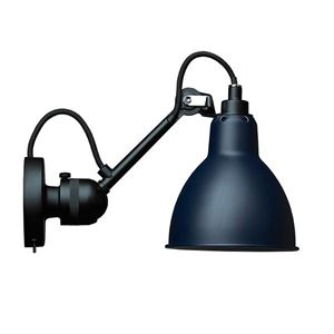 Lampe Gras N304 Applique Murale Noir Mat et Bleu Mat avec Interrupteur