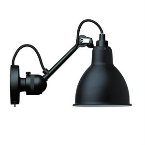 Lampe Gras N304 Applique Murale Noir Mat avec Interrupteur