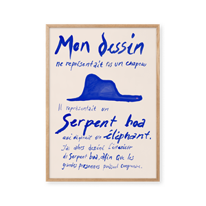 Affiche Peléton Le Petit Prince Bleu 70x100