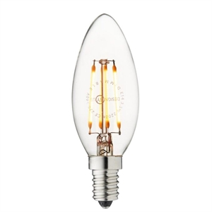 Ampoule Bougie E14 Design By Us Ø35 Transparent