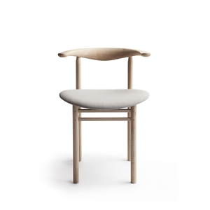 Nikari Linea Collection RMT3 Chaise de Table à Manger Bois de Frêne laqué/Steelcut Trio 213