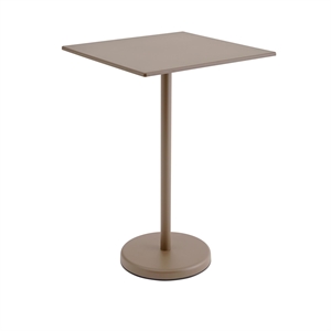 Table de Jardin Muuto Linear Steel Café 105x70 cm Taupe