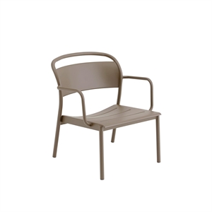 Fauteuil Muuto Linear en Acier Taupe