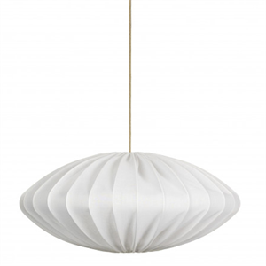 Abat-jour Watt & Veke Ellipse 80 Lin Blanc