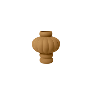 Louise Roe Ballon 02 Vase Ocre Sablé