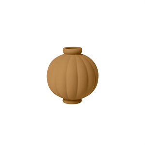 Louise Roe Ballon 01 Vase Ocre Sablé