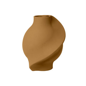 Vase Louise Roe Ceramic Pirout 02 Ocre sablé