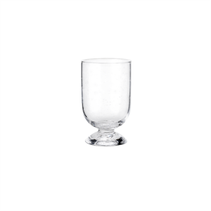 Verre à eau pétillant Louise Roe, grand format, 450 ml, Transparent/à bulles