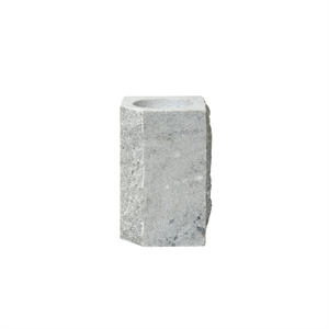 Galerie Louise Roe Objet Bougeoir en pierre Haut Marbre Vert de Vienne