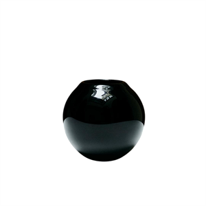 Vase en Verre Vintage Noir Louise Roe SR