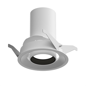 Plafonnier encastré Louis Poulsen LP 51 Trim 2700 K et Blanc on/off