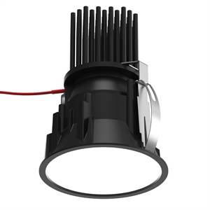 Plafonnier encastré Louis Poulsen LP70 Ø8 6,5 W 3000 K et Dali Noir