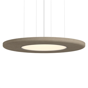 Suspension Louis Poulsen LP Slim L120 3000K Aluminium Brut Foncé