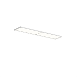 Plafonnier Louis Poulsen LP Slim à diffuseur prismatique encastré 3 000 K et Dali Blanc