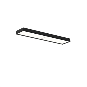 Plafonnier Louis Poulsen LP Slim, Diffuseur Opale 3 000 K et Dali Noir
